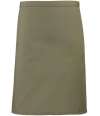 PR151 Colours Mid Length Apron Olive colour image